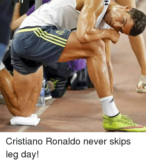 Cristiano Ronaldo never skips leg day! | MeTee T-Shirt